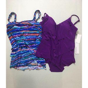 Two Tankini Swim Tops Magicsuit Miraclesuit 8